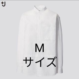 ユニクロ(UNIQLO)の新品 ユニクロ +J スーピマコットンオーバーサイズスタンドカラーシャツ M(シャツ)