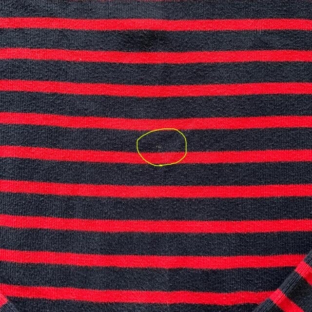 PETIT BATEAU(プチバトー)のプチバトー ボーダーカットソー（綿100%）152cm キッズ/ベビー/マタニティのキッズ服男の子用(90cm~)(Tシャツ/カットソー)の商品写真