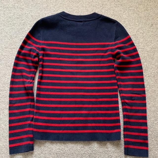 PETIT BATEAU(プチバトー)のプチバトー ボーダーカットソー（綿100%）152cm キッズ/ベビー/マタニティのキッズ服男の子用(90cm~)(Tシャツ/カットソー)の商品写真