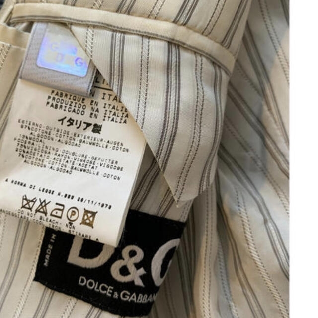 DOLCE&GABBANA(ドルチェアンドガッバーナ)のドルチェ&ガッバーナ　コート メンズのジャケット/アウター(チェスターコート)の商品写真