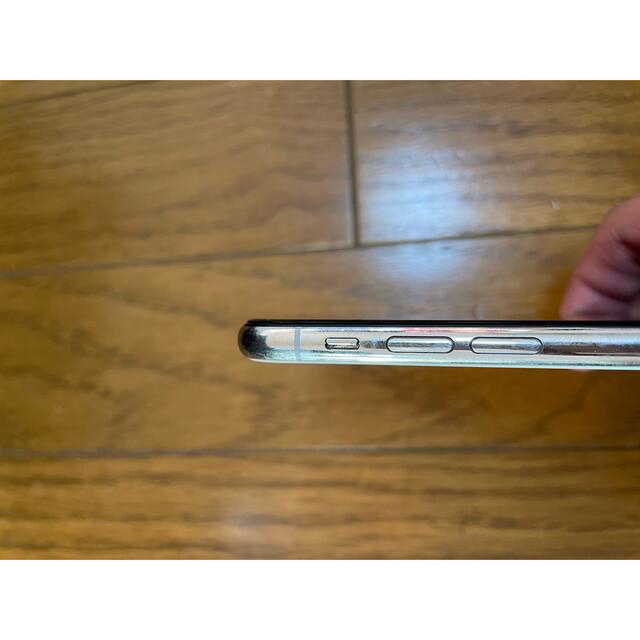 iPhone X  silver 64GB simロック解除済　箱付属