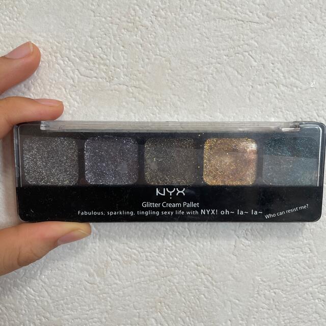 NYX(エヌワイエックス)のグリッタークリームパレット コスメ/美容のベースメイク/化粧品(アイシャドウ)の商品写真