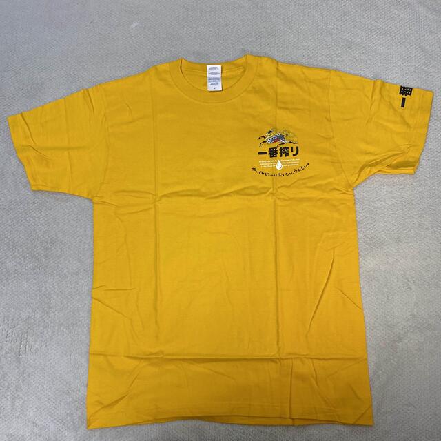 キリン(キリン)のキリン 一番搾り ノベルティTシャツ 黄色 メンズのトップス(Tシャツ/カットソー(半袖/袖なし))の商品写真