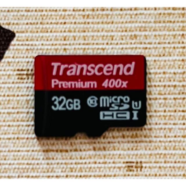 Transcend(トランセンド)のTrasend『micro  SDカード 32GB』中古品 スマホ/家電/カメラのスマートフォン/携帯電話(その他)の商品写真