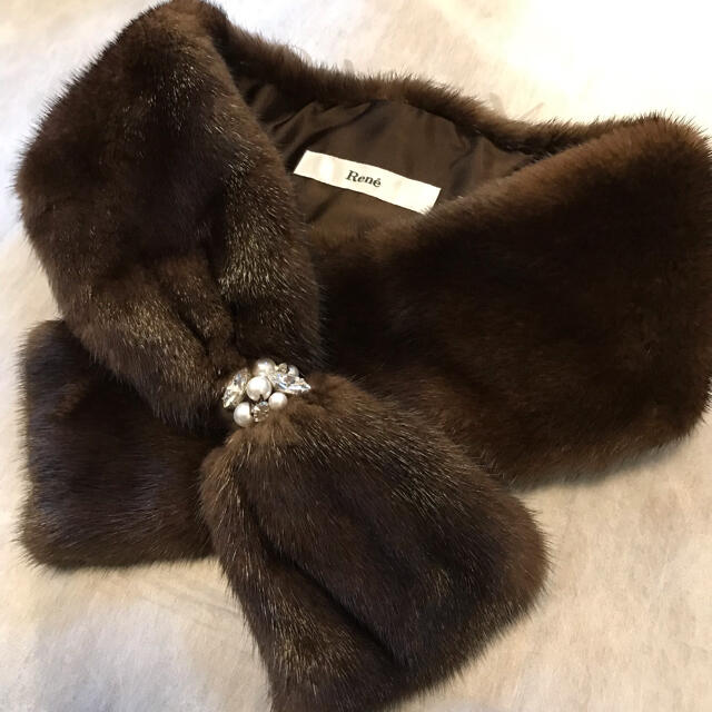 メーカー再生品】【メーカー再生品】新品 Rene ルネ ミンク ティペット