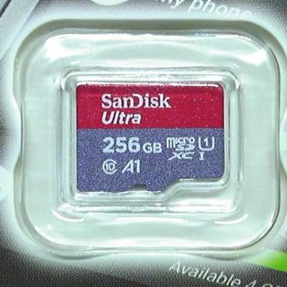 サンディスク(SanDisk)のmicroSDXC 256GB 120MB/s A1対応（複数アリ）マイクロＳＤ(その他)