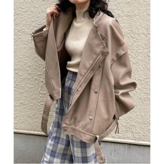 アメリヴィンテージ(Ameri VINTAGE)のAmeri vintage RETRO FAKE LEATHER JACKET(その他)