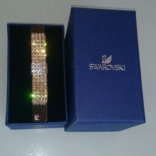 スワロフスキー(SWAROVSKI)の新品！スワロフスキーのキラキラバレッタ(バレッタ/ヘアクリップ)