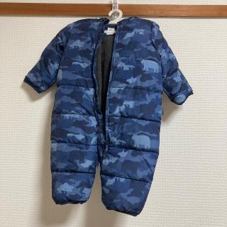 ベビーギャップ(babyGAP)のGAP babyGAP カバーオール ジャンプスーツ 迷彩 カモフラ 動物 60(カバーオール)