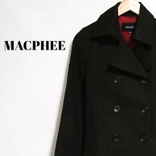 マカフィー(MACPHEE)の美シルエット☆ マカフィー トゥモローランド ピーコート ブラウン レディース(ピーコート)