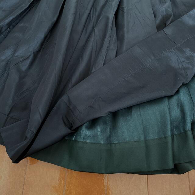 PRADA(プラダ)のプラダ　スカート　L セーター　タイツに合わせて　ドロワー　グッチ　ディオール レディースのスカート(ひざ丈スカート)の商品写真
