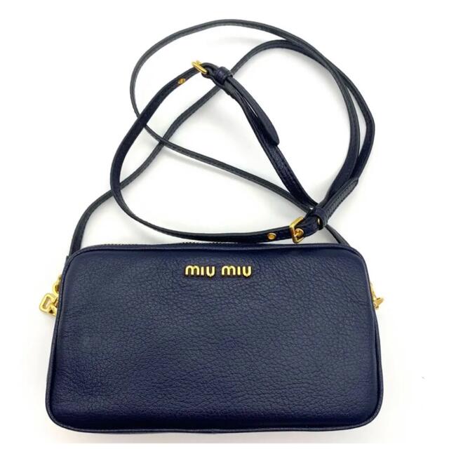 極美品❤️MIU MIU ミュウミュウ セミショルダーバッグ