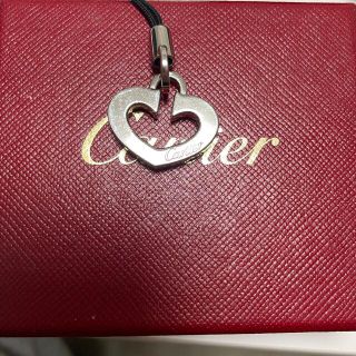 カルティエ(Cartier)のご専用！カルティエ　Cartier ストラップ　ラブ　LOVE Cハート(キーホルダー)