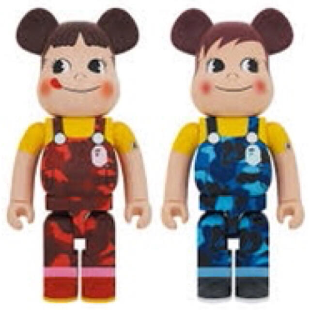 おもちゃ/ぬいぐるみBE＠RBRICK BAPE(R) × ペコちゃん & ポコちゃん 1000%