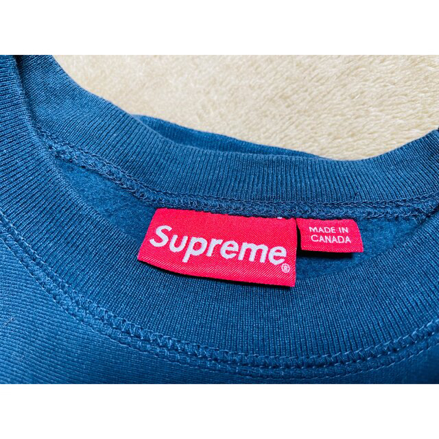 Supreme Box Logo crew neck  ネイビー