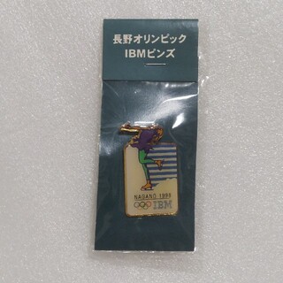 長野オリンピック　IBM 　ピンバッジ　フィギュアスケート　ピンズ(バッジ/ピンバッジ)