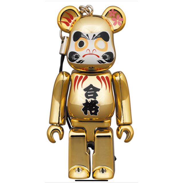 MEDICOM TOY(メディコムトイ)のBE@RBRICK 達磨 合格 金メッキ 弐 100％ / 400％×2 エンタメ/ホビーのフィギュア(その他)の商品写真