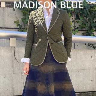 マディソンブルー(MADISONBLUE)の【MADISON BLUEマディソンブルー】キルティングジャケット/カーキ/01(テーラードジャケット)