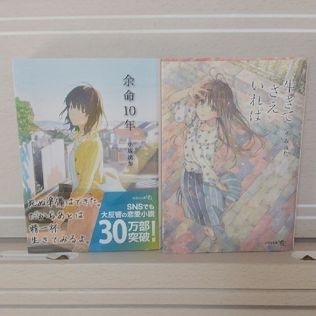 「余命10年」「生きてさえいれば」２冊セット エンタメ/ホビーの本(文学/小説)の商品写真