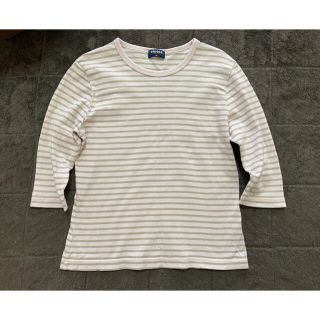 UNIQLO レディース七分丈 ボーダーカットソー★M(カットソー(長袖/七分))