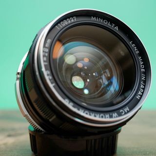 コニカミノルタ(KONICA MINOLTA)の【極上品】MC W Rokkor 28mm f3.5　　(レンズ(単焦点))