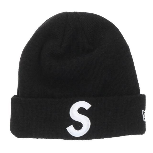 シュプリーム S Logo New Era Sロゴビーニーニット帽
