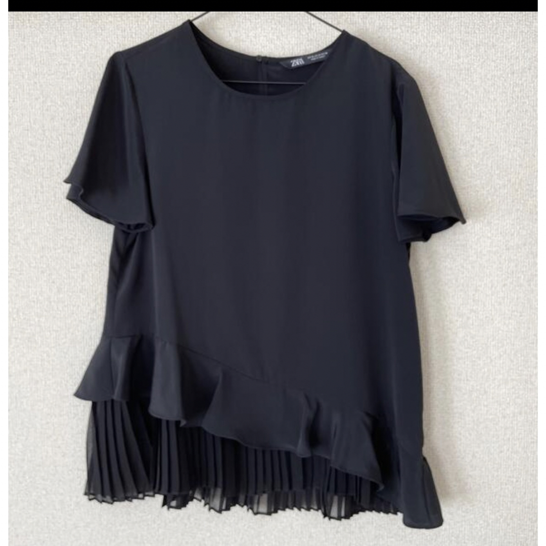 ZARA(ザラ)の【まだまだ綺麗に着れます】ZARA ブラウス レディースのトップス(シャツ/ブラウス(半袖/袖なし))の商品写真