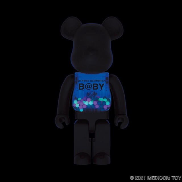 MEDICOM TOY(メディコムトイ)のMY FIRST BE@RBRICK B@BY MATT BLACK Ver. ハンドメイドのおもちゃ(フィギュア)の商品写真