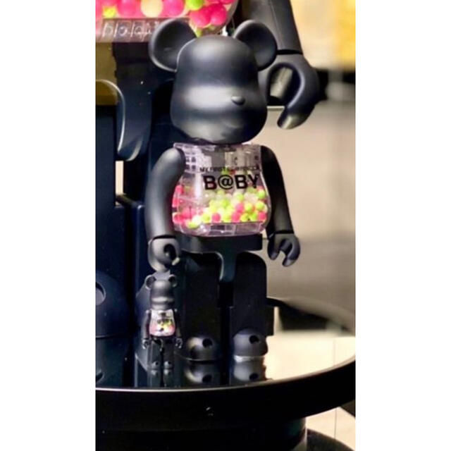 MEDICOM TOY(メディコムトイ)のMY FIRST BE@RBRICK B@BY MATT BLACK Ver. ハンドメイドのおもちゃ(フィギュア)の商品写真