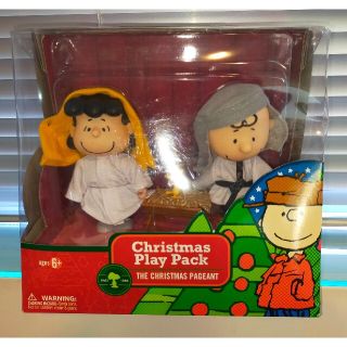 ピーナッツ(PEANUTS)の【新品】Forever Fun社 チャーリーブラウン ルーシー キリスト 人形(キャラクターグッズ)