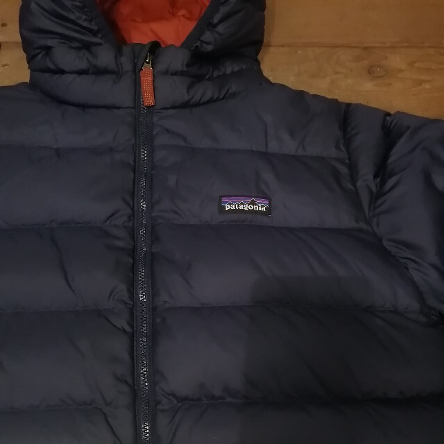 パタゴニアpatagonia キッズ　ボーイズ　ダウン　L 黒