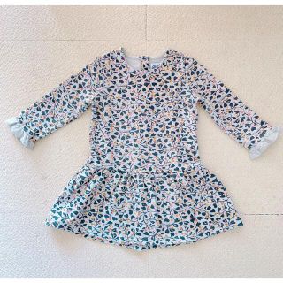 プチバトー(PETIT BATEAU)の【ほぼ未使用】プチバトー 18m/81cm ワンピース PETIT BATEAU(ワンピース)