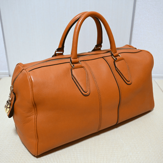 ポーター(PORTER)の【美品】吉田カバン ポーター バロン ボストンバッグ 17L キャメル(ボストンバッグ)