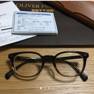 トゥモローランド(TOMORROWLAND)のOLIVER PEOPLES 美品(サングラス/メガネ)