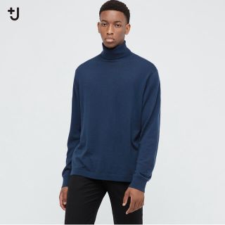 UNIQLO - UNIQLO +J カシミヤタートルネックセーター ブルーの通販 by ...