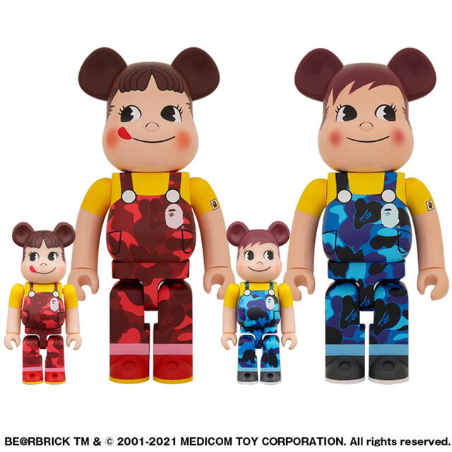 エンタメ/ホビーBE＠RBRICK BAPE® × ペコちゃん & ポコちゃん