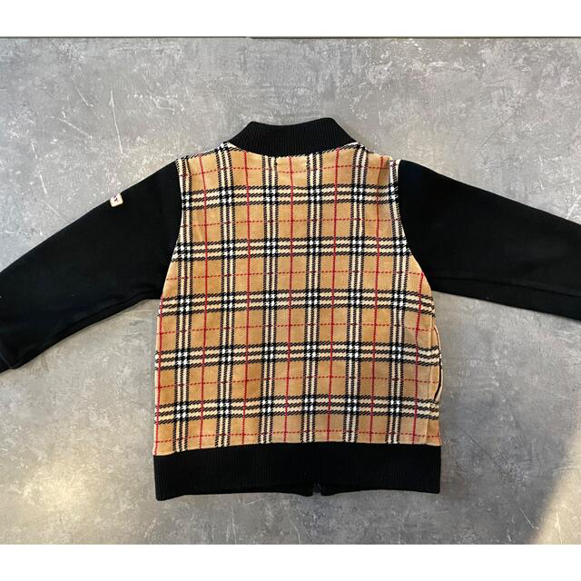 BURBERRY(バーバリー)の BURBERRYバーバリー キッズ ジップアップ プルオーバー 90cm キッズ/ベビー/マタニティのキッズ服男の子用(90cm~)(ジャケット/上着)の商品写真