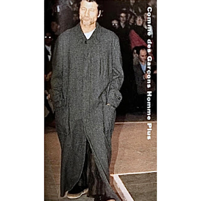 COMME des GARCONS HOMME PLUS - AD1994 94aw 縮絨期 裁ち切り 縮絨 ダブルブレストコート