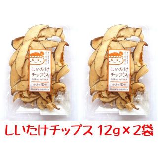 サンエスファーム しいたけチップス 小浜の塩味 12g×2袋(その他)