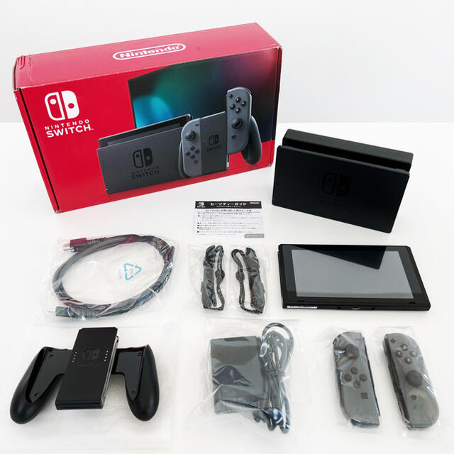 【美品】NintendoSwitchニンテンドースイッチ 本体 バッテリー強化版ゲームソフト/ゲーム機本体