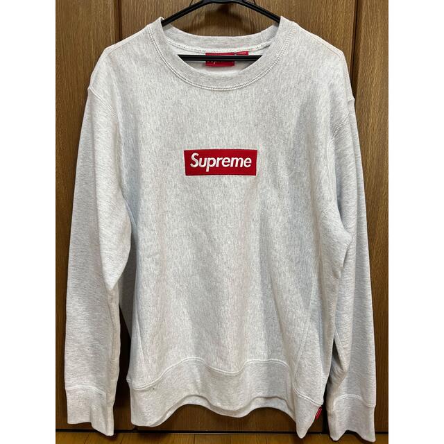 【激レア】supreme box logo crewneck 18aw