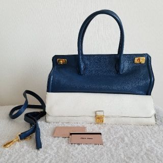 4ページ目 - ミュウミュウ バッグ(ブルー・ネイビー/青色系)の通販 ...