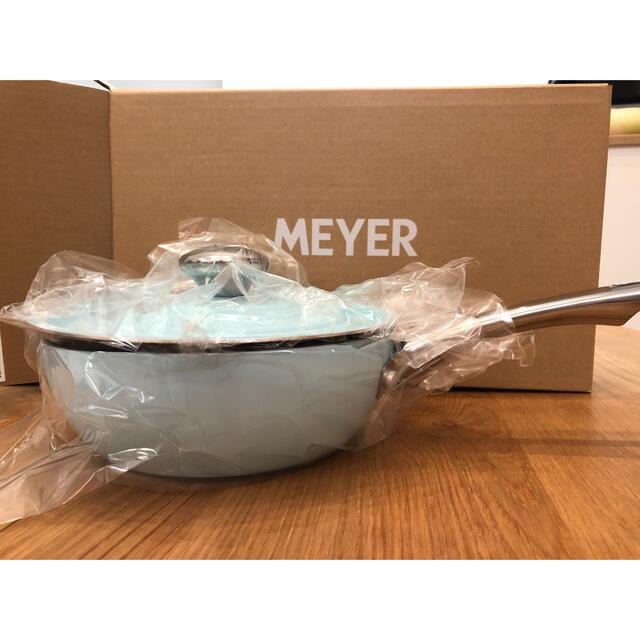 MEYER(マイヤー)のMeyer マイヤー　ディープフライパン蓋付　20cm インテリア/住まい/日用品のキッチン/食器(鍋/フライパン)の商品写真