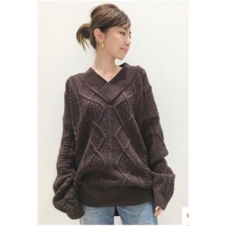 アパルトモンドゥーズィエムクラス(L'Appartement DEUXIEME CLASSE)のアパルトモンTWINS FLORENCE/ツインズフローレンス】V/N KNIT(ニット/セーター)