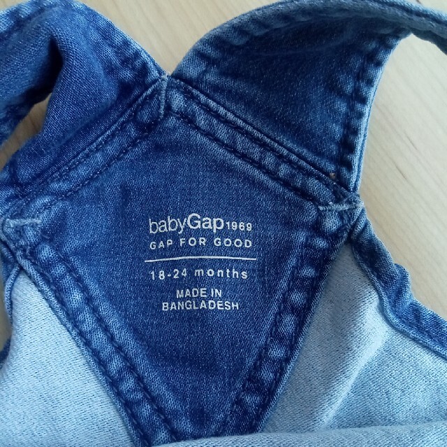 babyGAP(ベビーギャップ)のGAPオーバーオール18-24months キッズ/ベビー/マタニティのキッズ服男の子用(90cm~)(パンツ/スパッツ)の商品写真