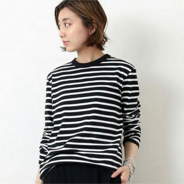 DEUXIEME CLASSE(ドゥーズィエムクラス)のDeuxieme Classe *Coco Stripe T No5 レディースのトップス(カットソー(長袖/七分))の商品写真