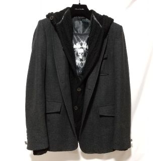 PHILIPP PLEIN フィリッププレイン ウールコート スカル ジャケット-