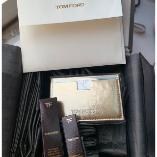 トムフォード(TOM FORD)のTOM FORD トムフォード ノベルティ ミラー 金 新品(口紅)