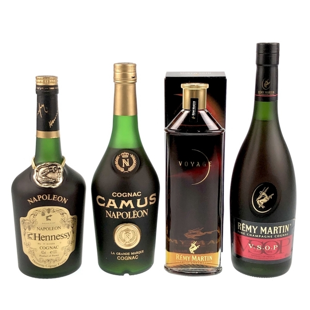 4本 Hennessy CAMUS REMY MARTIN コニャック 豪華 vivacf.net