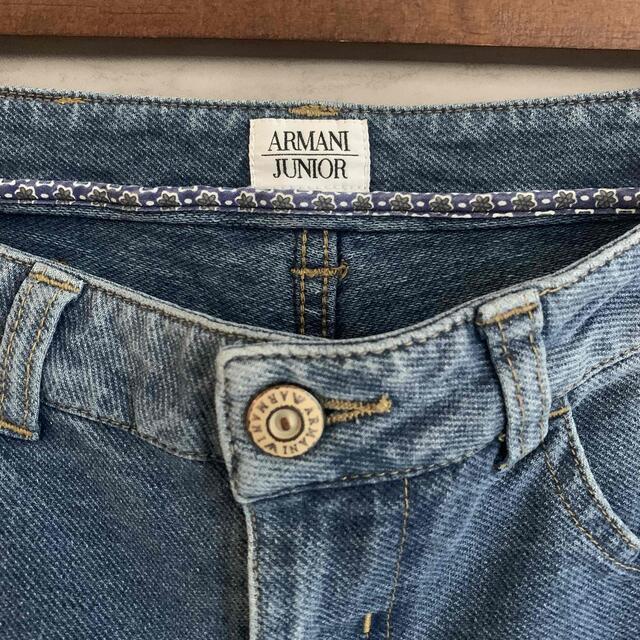 ARMANI JUNIOR(アルマーニ ジュニア)のアルマーニ　ジュニア　デニム　パンツ　ジーンズ　140 キッズ キッズ/ベビー/マタニティのキッズ服女の子用(90cm~)(パンツ/スパッツ)の商品写真